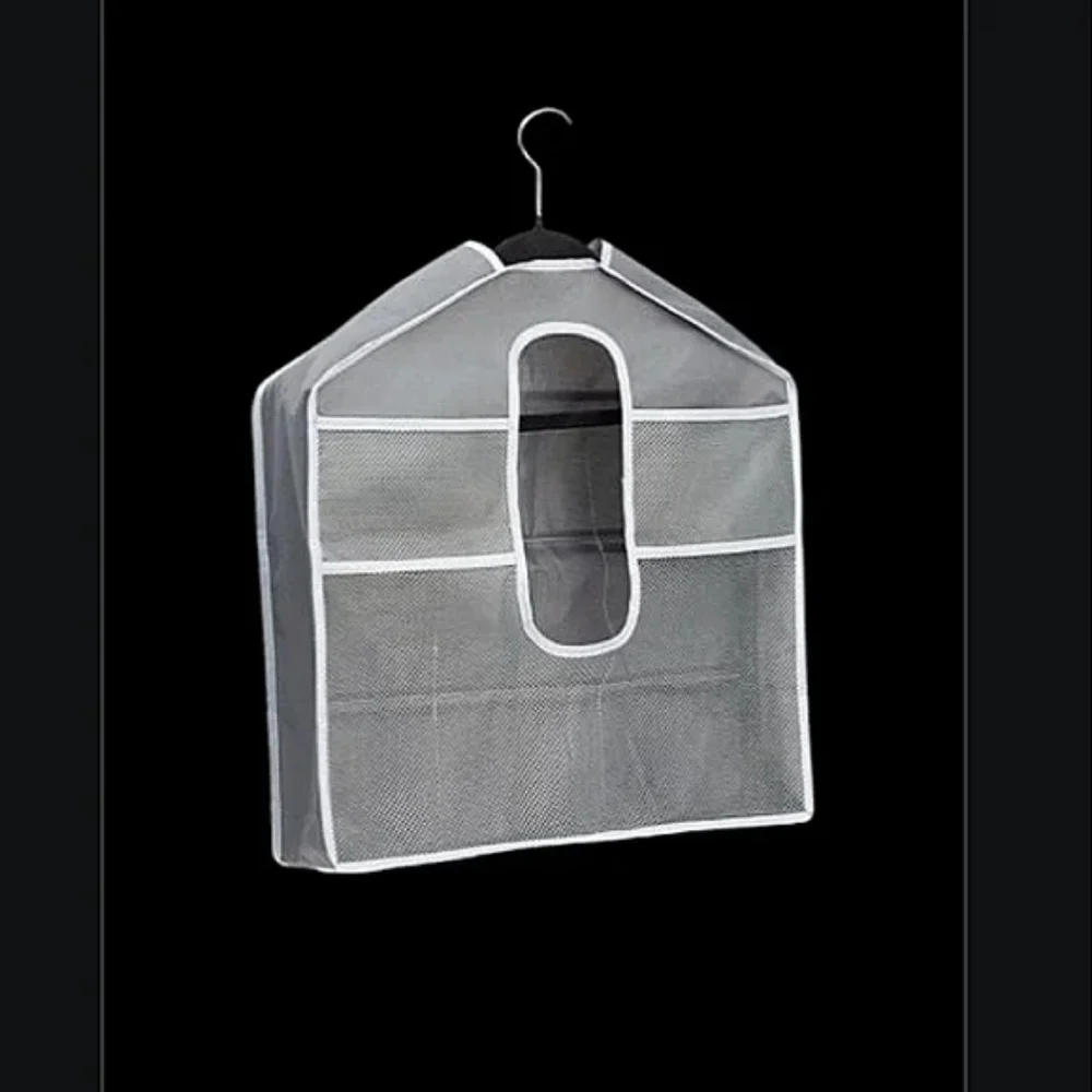 Gray Hanging Closet Organizer